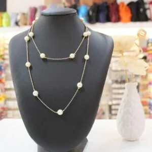 Colar de pérolas — acessórios de noiva da PinkBiju