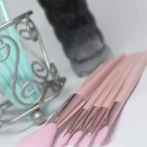 Kit de pincéis para maquiagem da PinkBiju